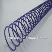 Single wire binding, spiral binding