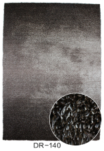 Strip Mixed & Blading Color Polyester Shaggy