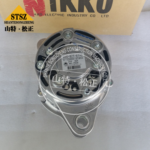 PC200LC-6 alternador 600-821-6190 peças de escavadeira komatsu