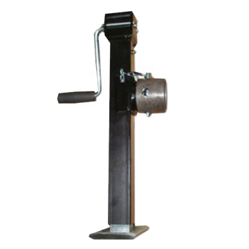 Small Black Powder Square Trailer Jack for 2000lbs Boat Trailer Parts