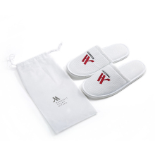 Open toe waffle slipper material hotel slipper
