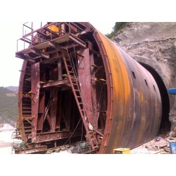 Carrello per rivestimento tunnel per casseforme ferroviarie