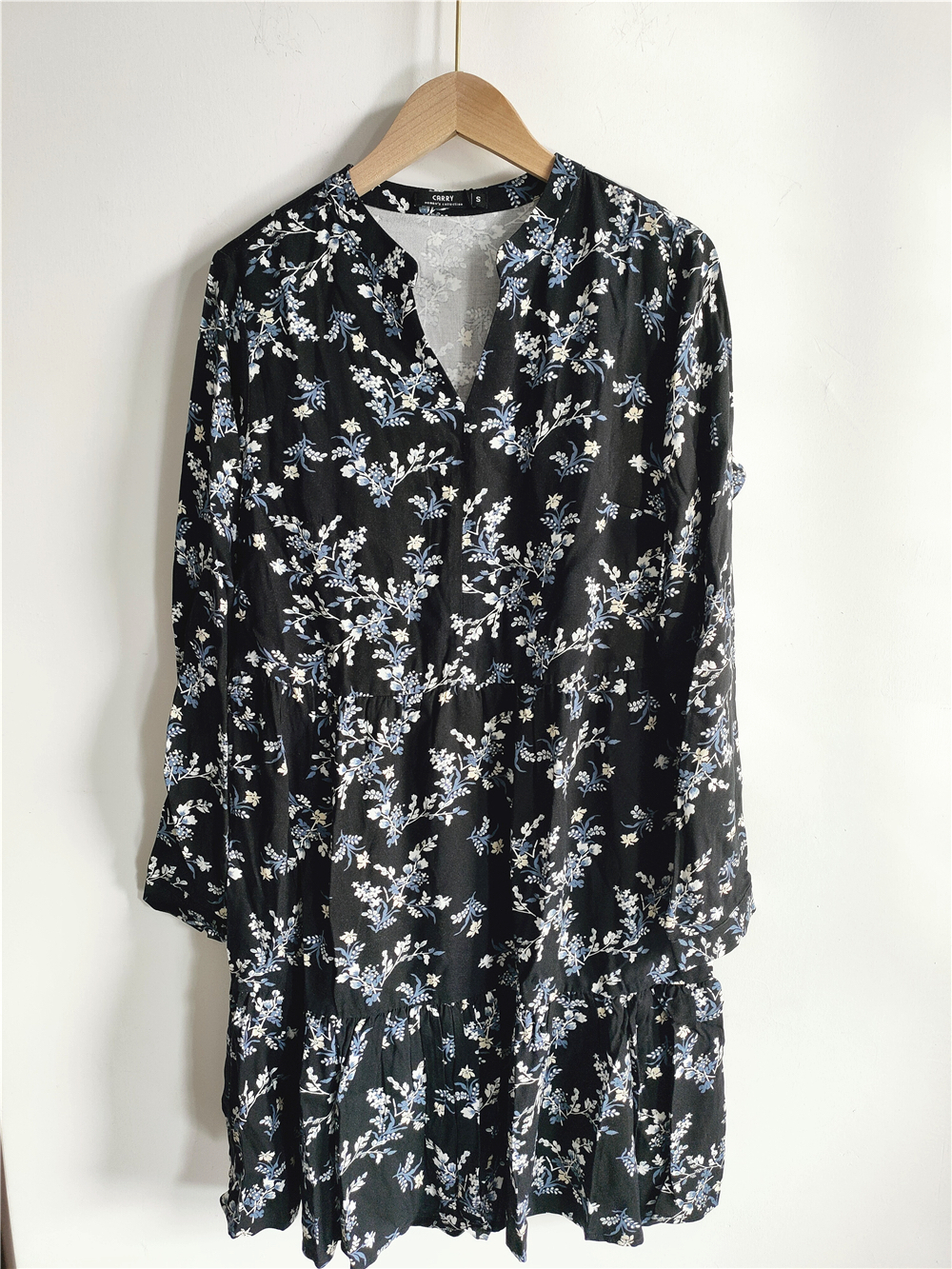 Mid-length Retro Floral Dress For Ladies