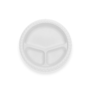 5.5" Compostable Corn Starch Food Plate