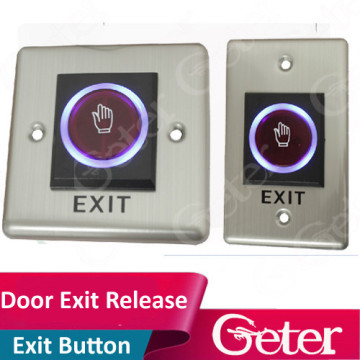no touch exit button infrared push button swithes for access control