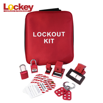 Industrial Loto Safety Personal Electrical Lockout Pouch Kit