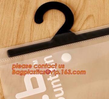PVC Hanger Bag With Button, bag with hanger header opp plastic bag, promotional vinyl bag pvc bags pvc hanger bags