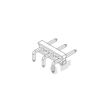 3,96 mm de pitch 90 ° Série de conector de wafer dw3961ra-xp-a