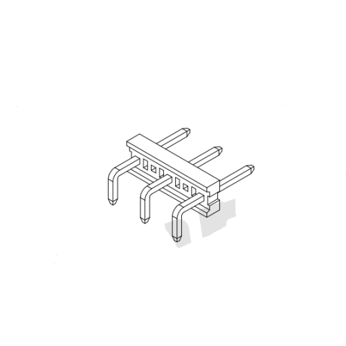 Serie de conector de obleas de 3.96 mm 90 ° DW3961RA-XP-A