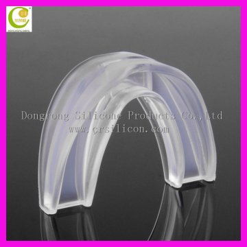 Pre Filled Silicone Gum Shield Mouth Tray For Teeth Whitening