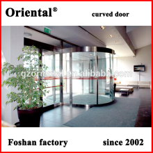 automatic curved glass sliding door with sensor for United Arab Emirates