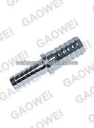 Barbed hose splicer stainless steel, SS splicer barb