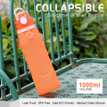 Sport+silicone+collapsible+water+drinking+bottle