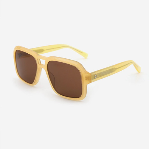 Stylish Aviator Acetate Female Sunglasses 24A8007