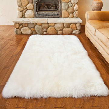 High quality Faux Fur Area Rug Sheepskin Area Rug Shaggy Rug For living room carpet