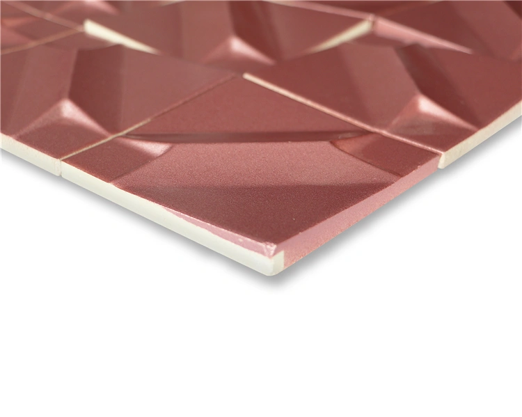 Pink Terrazzo Concrete Floor Tiles Wall Cement Mosaic