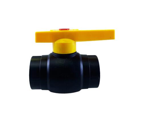 HDPE Plastic Ball Valve with Steel Core Pipe Fitting