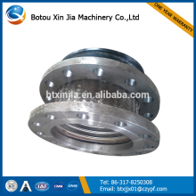 High pressure reinforced bellows expansion joint and metal pipe compensator