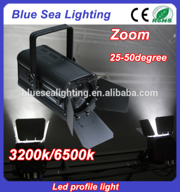 200w white LED studio light porfile light zoom led film light