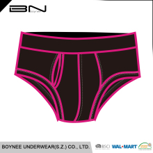 Custom underwear men bikini briefs open front boxer briefs