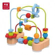 2024 Educational Wooden Bead Maze Toy with Flower Shape: A New Learning Tool for Kids