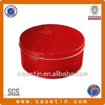 oval coffee tin box/decorative tin boxes/pacakge tin box