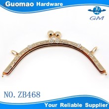 Delicate novelty metal purse handbag frames wholesale