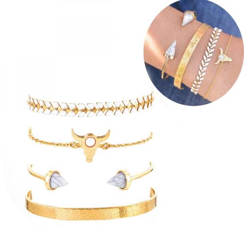 Gold Adjustable Olive Leaf Bracelets for Women Girls Wheat Spike Multiple Stackable Wrap Bangle Brangle Beach Foot Anklet -