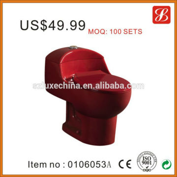 Sanitary ware importers One Piece Wine Red toilet color