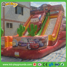 theme inflatable Car slide , Inflatable slide for kids amusement park