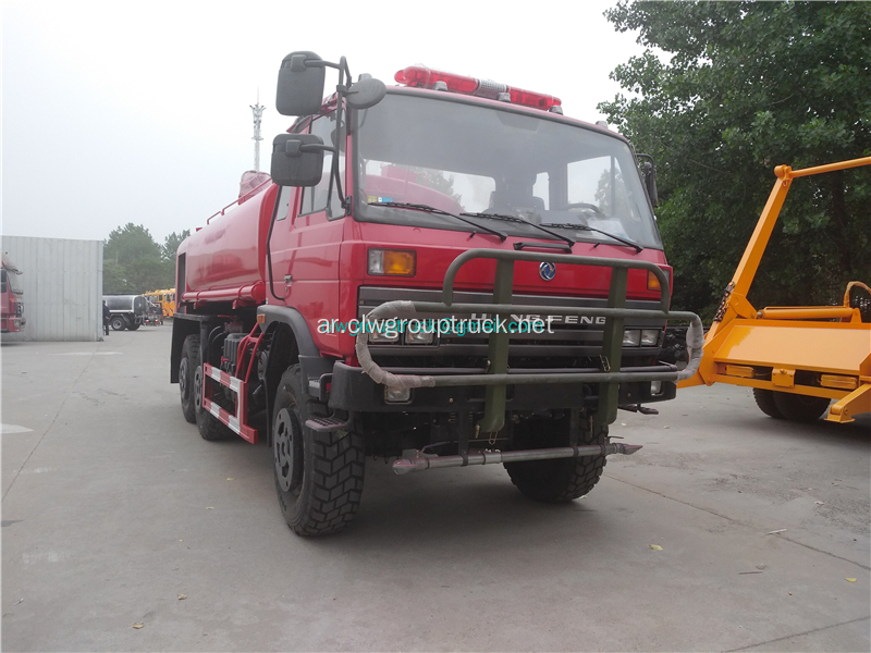 دونغفنغ 6m3 خزان المياه مكافحة الحرائق شاحنة