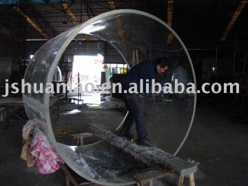 cylindrical acrylic aquariums