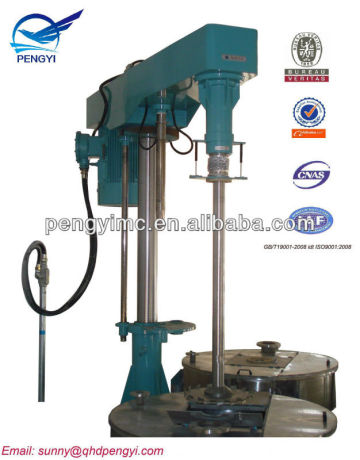 liquid and solid mixers,dissolvers, agitators,blenders