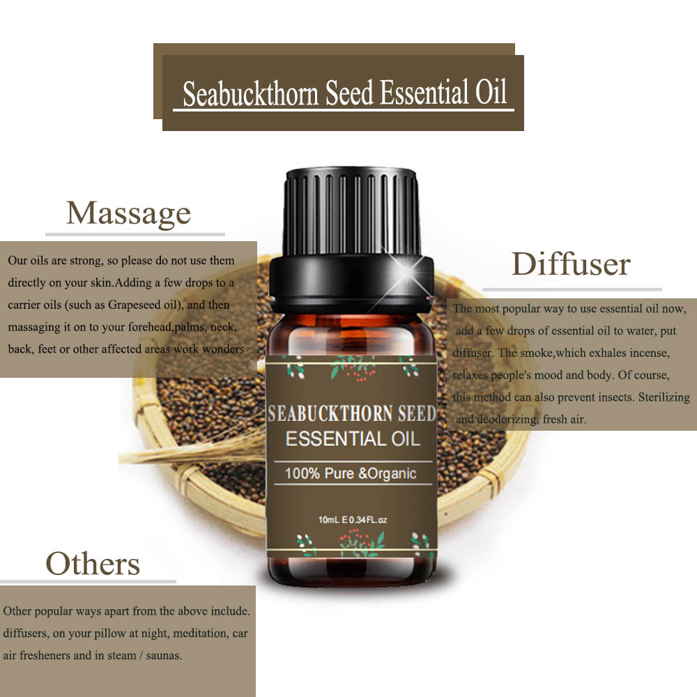 Bom preço Seabuckthorn Seed Oil Essential Oil New Whitening