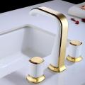 All brass hot and cold basin waterfall tap