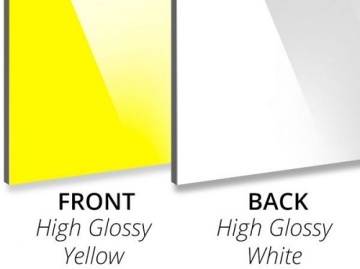 Aluminum Composite Panel 3mm High Glossy Yellow ACP
