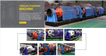 High Speed Tubular Strander Bearings & Stranding Machine