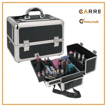 cosmetic makeup suitcases aluminum makeup kit case