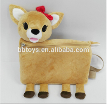 Factory directly wholesale plush dog chihuahua toy handbag