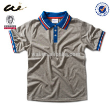 cool summer boy's popular t-shirt plain;100% polyester polo shirt