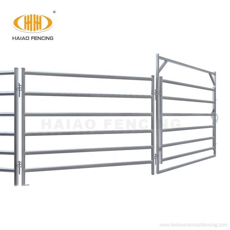 Cheap portable galvanized livestock horse cattle fence panel