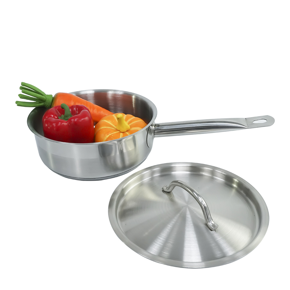 stainless steel saucepan