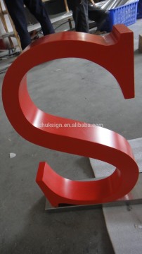 customized make metal adhesive letters adhesive chrome letters channel letters