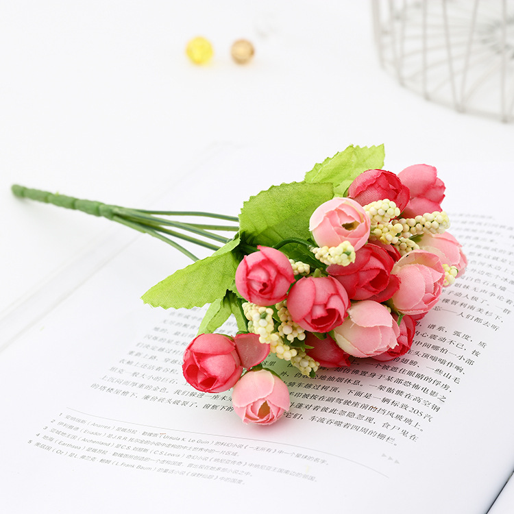 Simulation Flower Star bud thumb rose wholesale artificial plastic flowers and plants home flowers