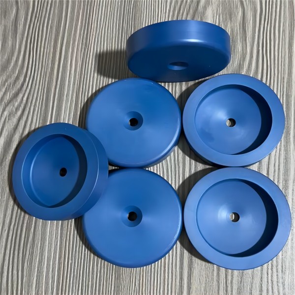 Techtron® PPS PPS blue machining part(1)