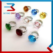 Colorful crystal napkin ring holder for wedding gift