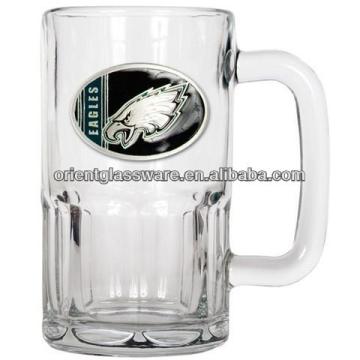 Flyers large glass beer mug