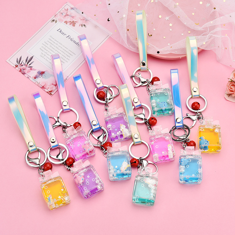 Unicorn Liquid Keychain