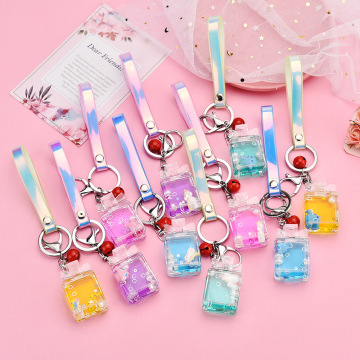 Nieuwe Unicorn Liquid Keychain