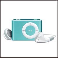 APPLE iPod 1GB Blue SHUFFLE 3rd Generation MP3 Player